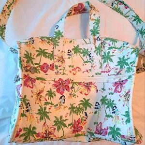 Sunny Hawaii tropical travel bag